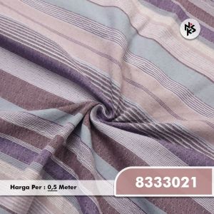 Nakusa Kain Katun Combed 30s Premium Motif Salur Benang Warna (Yarn Dyed) 01D