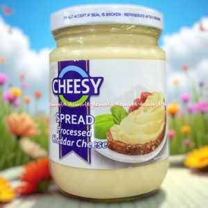 Cheesy 240gr Spread Processed Cheddar Cheese Olesan Keju Olahan Selai Keju Roti Di Botol Jar Cheese Chesy Chesi Jar