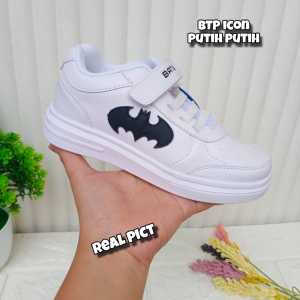 SEPATU BATMAN ICON ANDO TERBARU SIZE 32-35 SUPER KEREN MEWAH MURAH- SEPATU KARAKTER ANAK COWOK- SEPATU SNEAKERS ANAK LAKI-LAKI