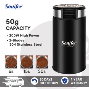 Sonifer 450W Household Double Drip Coffee Maker | Electric Machine with Cone Filter & Free 2 Cups