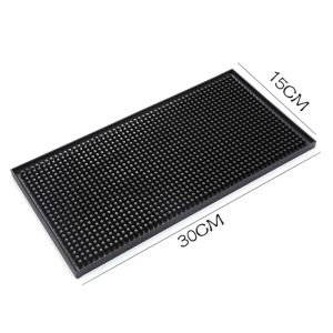 Thickened Bar Cafe Drain Pad Water Filter  Waterproof Insulation PVC Pad Square Bar Mat Non-Slip Drip Rubber Bar Mat  Silicone Soft Pad Soft Bar Water Coaster Water Filter Mat Durable Coasters Easy to clean