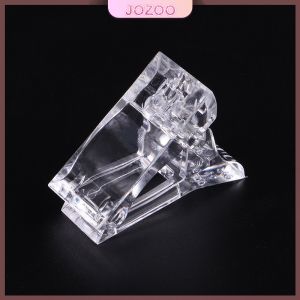 Jozoo Nail Art Extension Auxiliary Stereotype Transparent Clip DIY Nail Piece Fixed Decoration Repair Tool