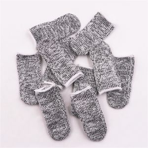 W0AGZ4J2 10Pcs Flexible Anti-Cut Finger Cover High-Strength Safety Durable Fingertip Gloves Multi-purpose Safety Protective Kitchen Tool