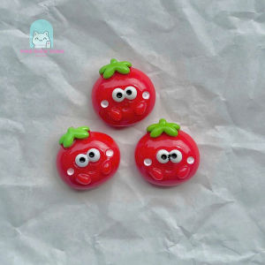 [FREE SHIP] Crocs Jibbitz Sticker gắn dép hình rau củ Dễ Thương nhựa cứng - Có Nút Gắn