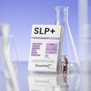 Essential SLP+ Melamile หลับง่าย หลับนาน หลับลึก แบบแผง 6 แคปซูล