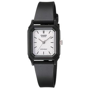 CASIO ORIGINAL - CASIO LQ-142-7EDF - WOMEN - Black White - Strap Rubber - Jam dunia JD18ST # Jam Tangan Wanita Cewek Anti Air Digital Analog + CASIO LQ 142 7E LQ-142 142 LQ142 LQ-142-7E $ WR0 STR KC7 HT7