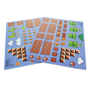 Paladone Super Mario Bros. Fridge Magnets | 80-Piece Retro 8-Bit Character & Level Icon Set | Officially Licensed Nintendo Merchandise | Build-Your-Own Level Magnet Kit for Fridge Locker & Office
