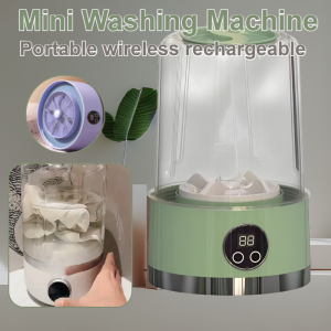 Small Mini Washing Machine Travel Portable Underwear Socks Washing Machine Quick Cleaning