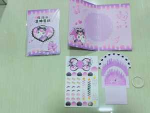 Mainan Diy Quiet Book / Buku Aktivitas Kreasi Anak paperdoll Motif Sanrio Kuromi Melody Gift set