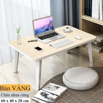 Bàn học gấp gọn thông minh làm việc ngồi bệt chân nhựa kích cỡ 40x60x28