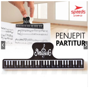 SPEEDS Alat Musik Clip Music Penjepit Partitur / Music Book Clipper Untuk Buku Partitur 049-33
