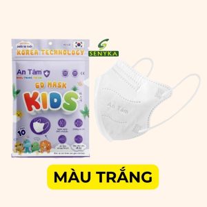 Combo 10 cái khẩu trang 6D cho bé 3 tuổi đến 8 tuổi An Tâm giúp kháng khuẩn lọc bụi dễ thở nhiều mẫu mã bắt mắt