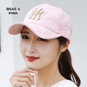 Topi Baseball Korea NY Aksen Loreng Army Fashion Casual Cap Sport Trendy Import BSAE ZIORRA