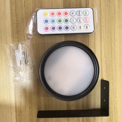 DSLONG Adjustable 13-Color RGB Painting Light Dimmable Wall-mounted Bracket Light Portable Battery Operated Wireless Picture Light for Home Wall Decoration