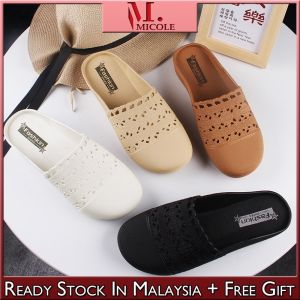 Ready Stock MICOLE S146 Teagan Sandal Shoe Womens Flat Shoes Kasut Murah Sandals Lady Perempuan Wanita Travel Borong
