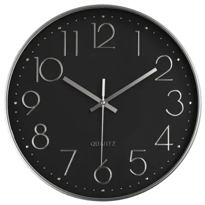 🏠LAZAHOME Classic Clock 经典时钟 Jam Klasik 🏠Household Round Wall Clock Hanging Clock Decoration Living Room Office Bedroom Elegant Look Simple Modern With Classic Design 家用圆形挂钟挂钟装饰客厅办公室卧室优雅外观简约现代经典设计 Jam Dinding Bulat Rumah Hiasan Jam Gantung Ruang Tamu