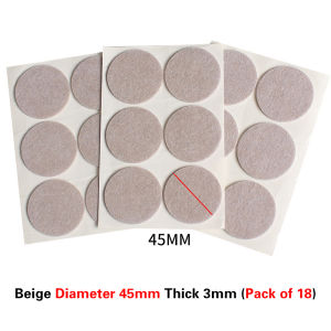 Felt Table Chair Foot Pad Furniture Protection Pad Floor Wear-resistant Noise Reduction Anti Slip Stool Chair Corner Pad