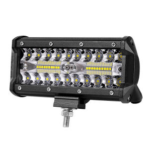 SHK 7 นิ้ว 120W ไฟสปอร์ตไลท์ 12V 24V LEDไฟ บาร์สปอร์ตไลท์แอลอีดีกันน้ำหมอกขับรถโคม ไฟสปอร์ตไลท์ ไฟตัดหมอก Spotlight SUV รถบรรทุก