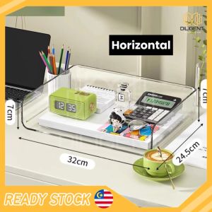 【D378】Rak Penyimpanan Dokumen Tasak Berdiri A4 Desktop Stackable A4 Tray Office Document File Storage Rack
