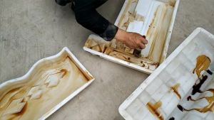 Cement Road Traffic Stone High-Speed Kerbstone Mold   Municipal Granite Curb Stone Shoulder Pad Concrete Model