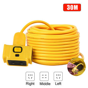 🔥FREESHIP🔥 10/20/30M Xe Điện Dây Nối Dài Ổ Cắm Dây Nối Dài Thêm Dây Nối Dài Có Công Tắc phích Cắm Châu Âu
