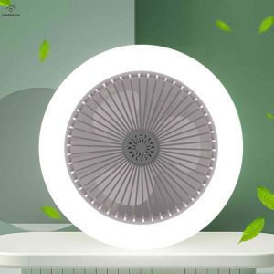 LED Fan Lamps Universal E27 Light Holder Aroma Fan Ceiling Light with Remote Control 3-balde 3 Speeds Wind Mute Dimmable Timing for Bedroom Dormitory