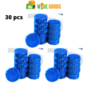 Toilet bowl cleaner tablets ( 20 pcs & 30 Pcs)  can automatically clean the entire circulation system of the toilet and lasting fragrance.