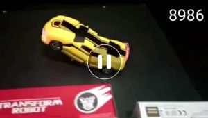 Mainan Mobil Bump And Go Jadi Robot Suara Dan Lampu Qbell Stor