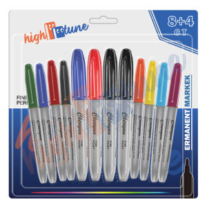 Hightune Permanent Marker Set Fine Point  Fineliner Spidol Permanen Individual Colors