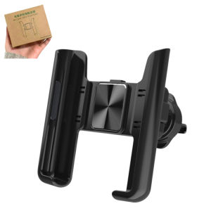 ที่ตั้งโทรศัพท์มือถือสำหรับติดตั้งบนรถยนต์ 90x75x45 (mm) สามารถปรับมุมลูกบอลหมุนได้ 360 องศา QSS008