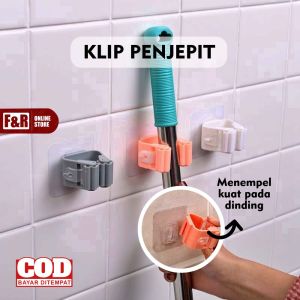 Klip Penjepit Gantungan Sapu Alat Pel | Mop Broom Hook Holder Hanger