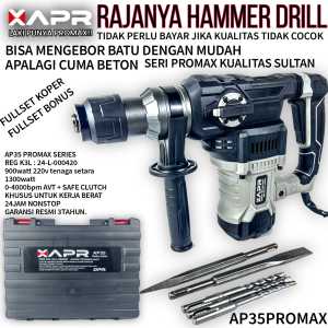 Apr Raja Rotary Hammer drill APR AP35 PROMAX Mesin Bor Bobok Beton Kualitas Boshc