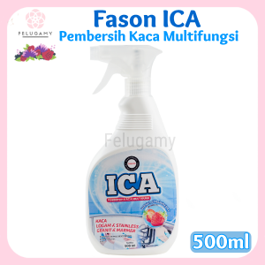Pembersih Kaca Dapur Minyak Kulkas Sofa Fason ICA 500ml Organik Original