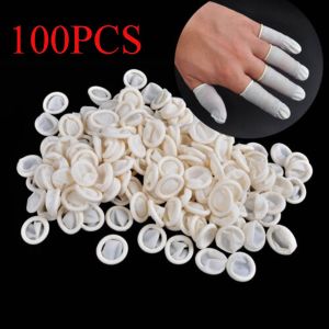 YESMILE 100PCS Natural Fingertip Protective Latex Disposable Finger Cots Finger Cover Protector Gloves Rubber Gloves