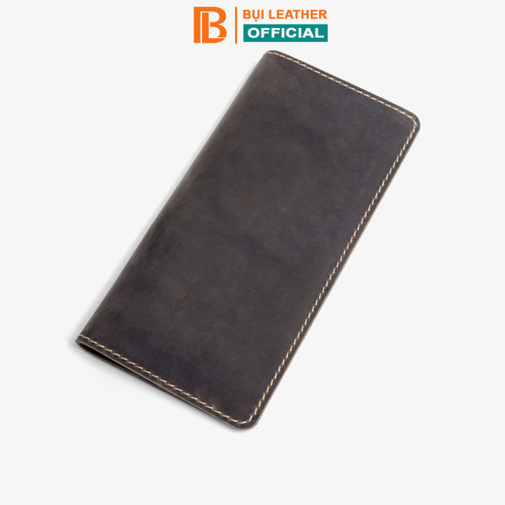 Crazyhorse C102 premium cowhide wax horse long leather mens handheld wallet, exquisite lines, multiple compartments; Phone case, fashionable personal item, full box luxury , brand dust-proof professional genuine leather, 12-month warranty