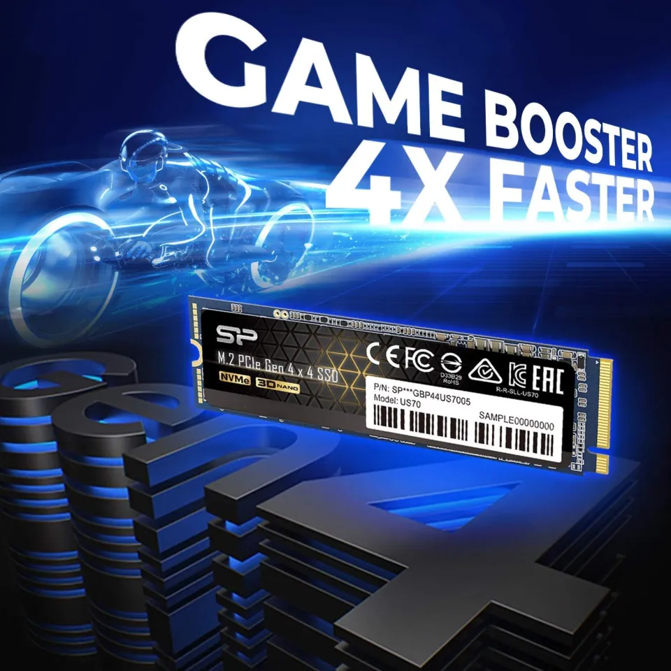 シリコンパワー 2TB US75 NVMe PCIe Gen4 M.2 2280 Silicon Power 2TB