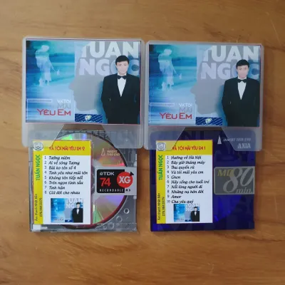 [MDCD] Bộ 2 Đĩa MD Tuấn Ngọc chọn lọc - Đĩa MD Mini Disc