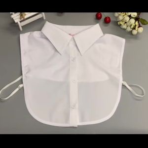 Womens Korean-Style White False Shirt Collar for Autumn Winter Outfits Please Check the Selected Variation Size Colour Quantity Compatibility and Package Contents Shown in Product Images Before Ordering