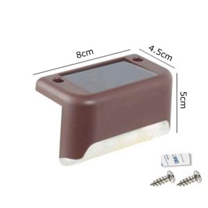 [HCM] Đèn Led Năng Lượng Mặt Trời Chống Thấm Nước Gắn Hàng Rào / Cầu Thang / Hành Lang / Sân Vườn -Hesede