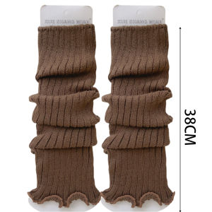 Sweet Japanese Lolita Leg Warmers Women Ankle Warmer for Girls Gothic Long Socks Y2K Thin Knitted Cosplay Heap Heap Socks