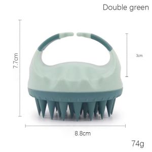 Silicone Shampoo Brush for Kid Scalp Scrubber with Soft Silicone Bristles Brushes Kid Bathing Brushes