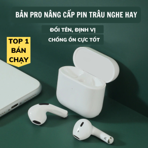 Tai nghe Bluetooth bản pro nâng cấp chip 5.0 mạnh mẽ hỗ trợ mọi dòng máy pin trâu hơn nghe hay hơn chống nước ipx7 Tai nghe bluetooth pin trâu tai nghe không dây tai phone bluetooth