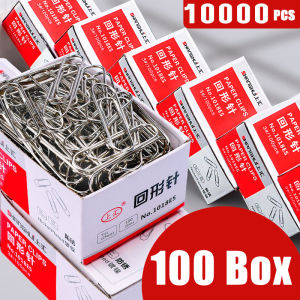 100 Box Paper Clips Thumbtacks Pins Staples School & Office Stationery