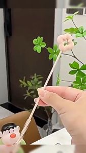 UNeed Reusable Silicone Straw Cleaner Brush Straw Cleaning Brush Extra Long Straw Brush