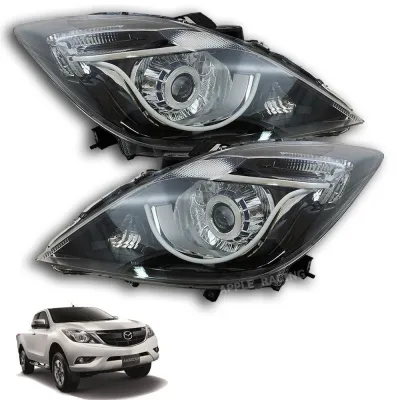 ชุดไฟหน้าโปรเจคเตอร์ LED สำหรับรถมาสด้า บีที50 Mazda BT50 ปี 2016 1 คู่