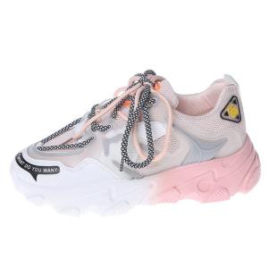 ( COD ) Sneakers Wanita olahraga Sepatu Import Sepatu cewek Sol pelangi