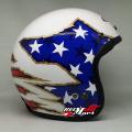 Helm Zeus 385C BD1 Helm Retro Helm Zeus ZS385 ZS-385c. 