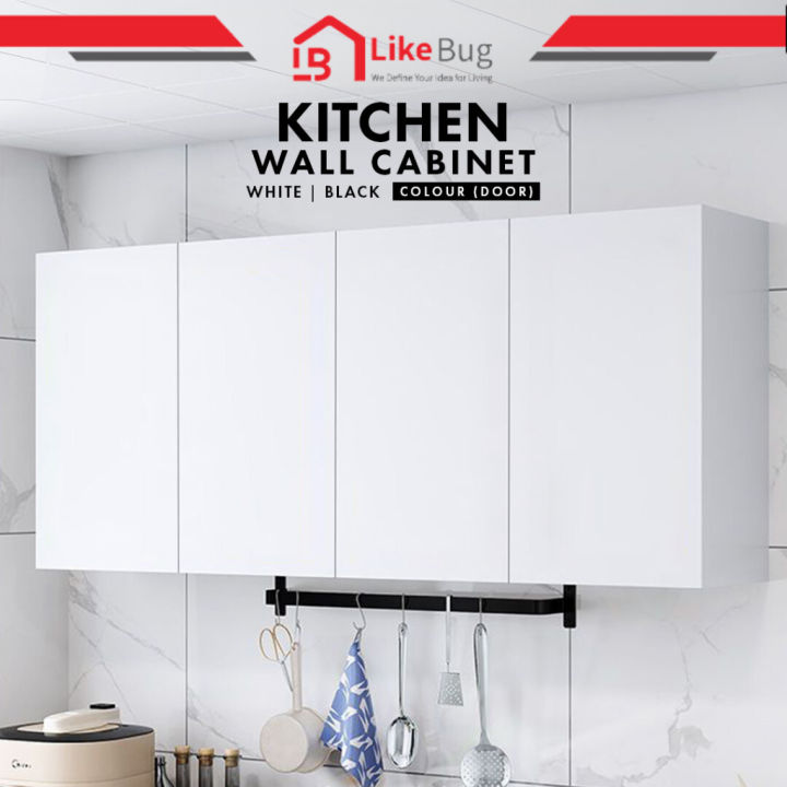 ⚡️LIKE BUG⚡️Kitchen wall cabinet wooden hanging cabinet almari dapur ...