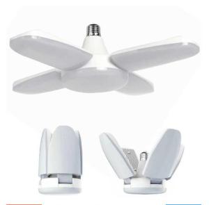JH.PH 28W 6500K  lumen Mini Foldable E27 Fan Blade Bulb Indoor various scenes LED lights