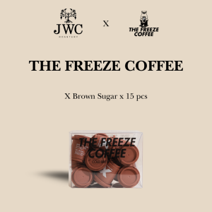 THE FREEZE COFFEE - BROWN SUGAR | 15pcs | Arabica BROWN SUGAR Coffee | Freeze Dried | Capsule | Instant Coffee | Dissolve in Ice Water | Medium Roast